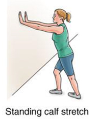 Standing Wall Calf Stretch 